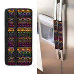 Native Tribal Indian Pattern Print Refrigerator Handle Covers