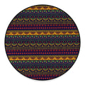 Native Tribal Indian Pattern Print Round Floor Mat