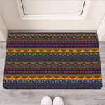 Native Tribal Indian Pattern Print Rubber Doormat