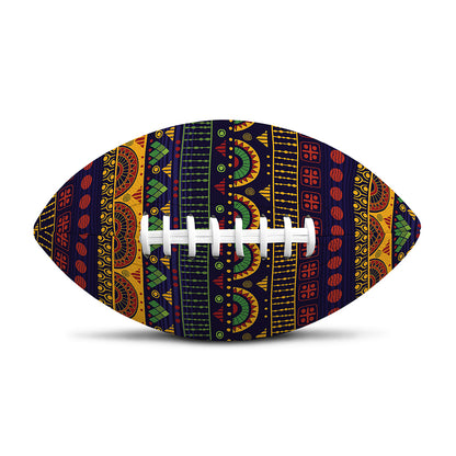 Native Tribal Indian Pattern Print Rugby Ball