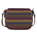 Native Tribal Indian Pattern Print Saddle Bag