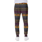 Native Tribal Indian Pattern Print Scuba Joggers