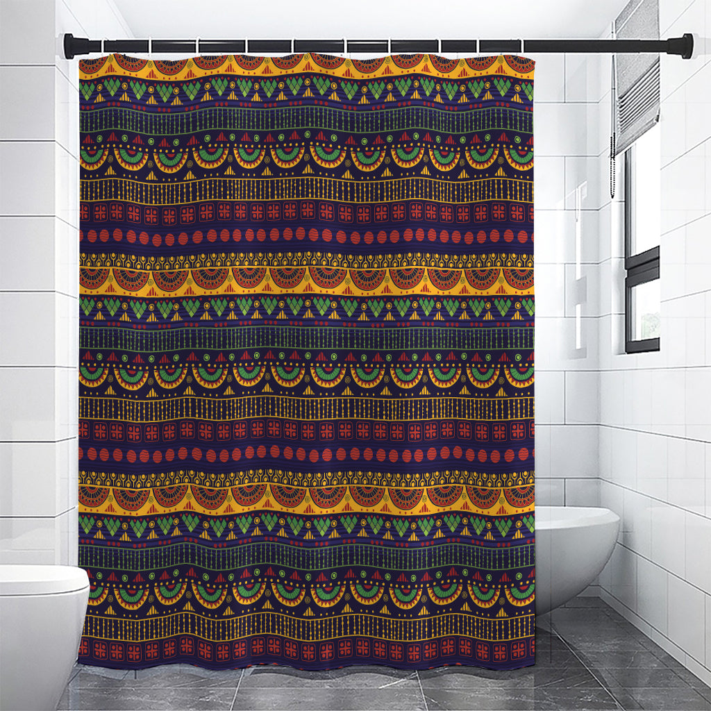 Native Tribal Indian Pattern Print Shower Curtain