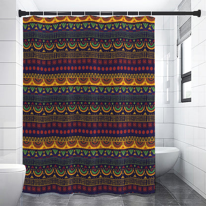 Native Tribal Indian Pattern Print Shower Curtain