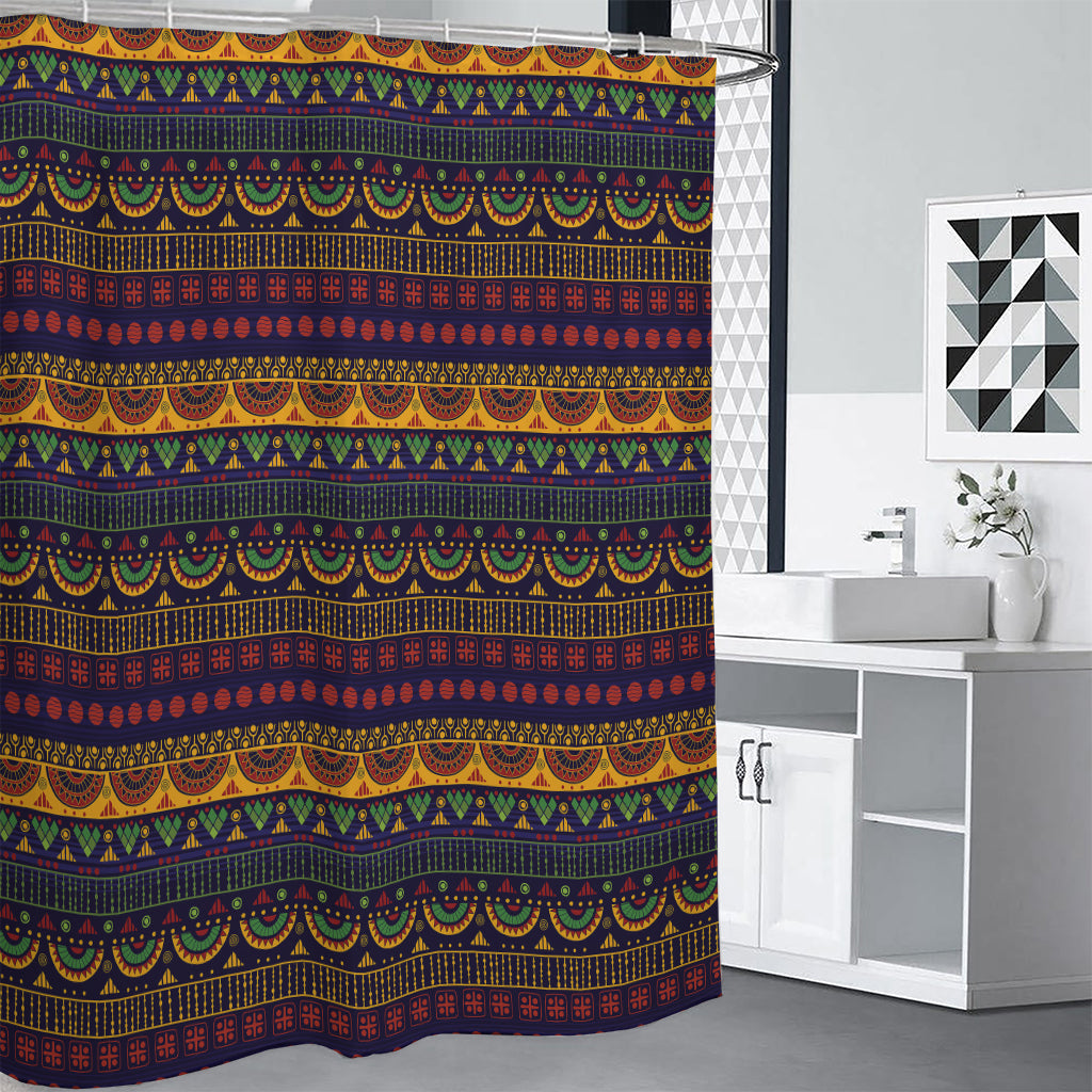 Native Tribal Indian Pattern Print Shower Curtain