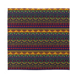 Native Tribal Indian Pattern Print Silk Bandana