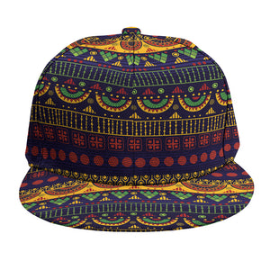 Native Tribal Indian Pattern Print Snapback Cap