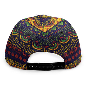 Native Tribal Indian Pattern Print Snapback Cap