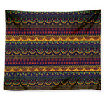 Native Tribal Indian Pattern Print Tapestry