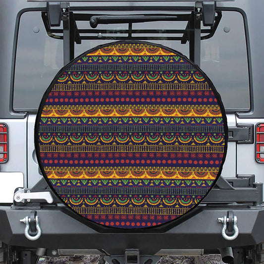 Native Tribal Indian Pattern Print Tire Cover