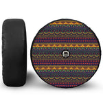 Native Tribal Indian Pattern Print Tire Cover With Camera Hole