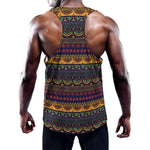 Native Tribal Indian Pattern Print Training Tank Top