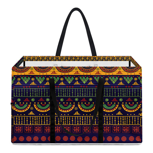Native Tribal Indian Pattern Print Utility Tote Bag
