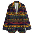 Native Tribal Indian Pattern Print Women's Blazer
