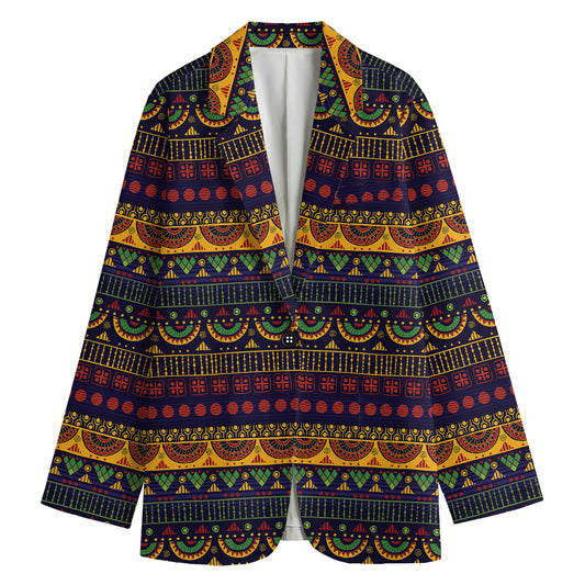 Native Tribal Indian Pattern Print Women's Blazer