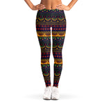 Native Tribal Indian Pattern Print Women's Leggings