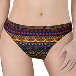 Native Tribal Indian Pattern Print Women's Thong