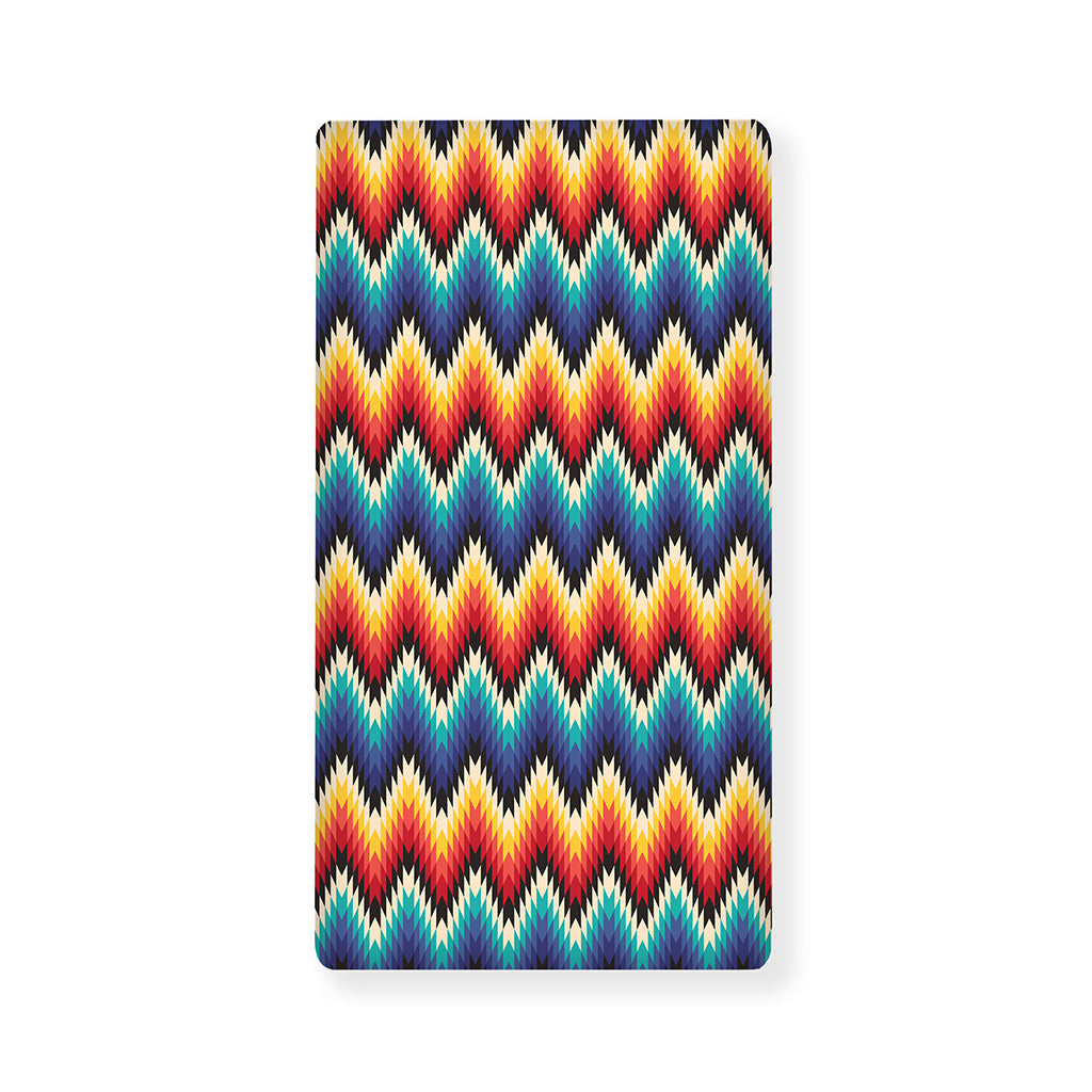Native Tribal Inspired Pattern Print Baby Crib Sheet