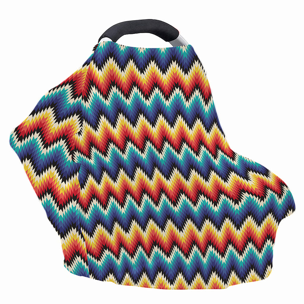 Native Tribal Inspired Pattern Print Baby Seat Cover