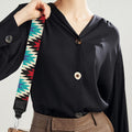 Native Tribal Inspired Pattern Print Bag Strap