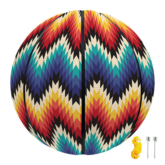 Native Tribal Inspired Pattern Print Basketball