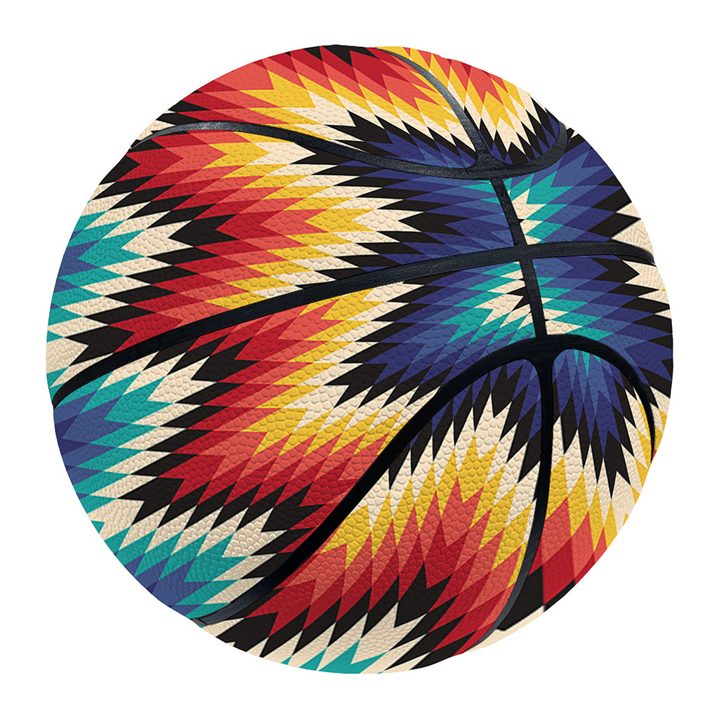 Native Tribal Inspired Pattern Print Basketball