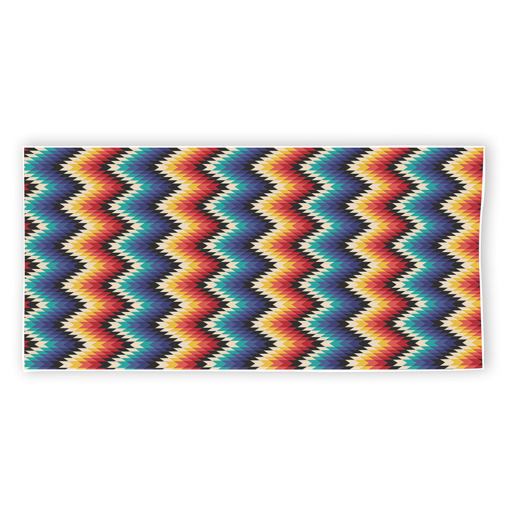 Native Tribal Inspired Pattern Print Beach Towel