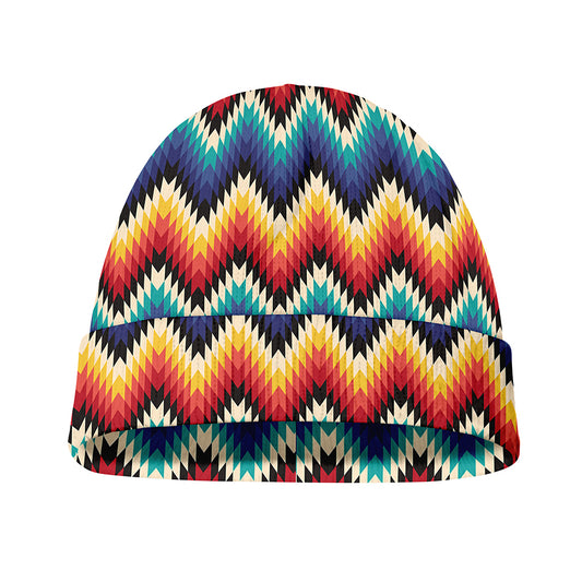 Native Tribal Inspired Pattern Print Beanie