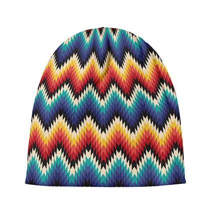 Native Tribal Inspired Pattern Print Beanie