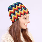 Native Tribal Inspired Pattern Print Beanie