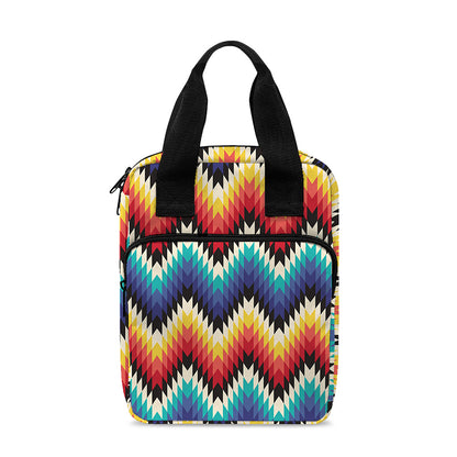 Native Tribal Inspired Pattern Print Bible Tote Bag