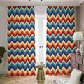 Native Tribal Inspired Pattern Print Dimout Pencil Pleat Curtains