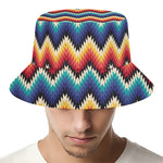 Native Tribal Inspired Pattern Print Bucket Hat