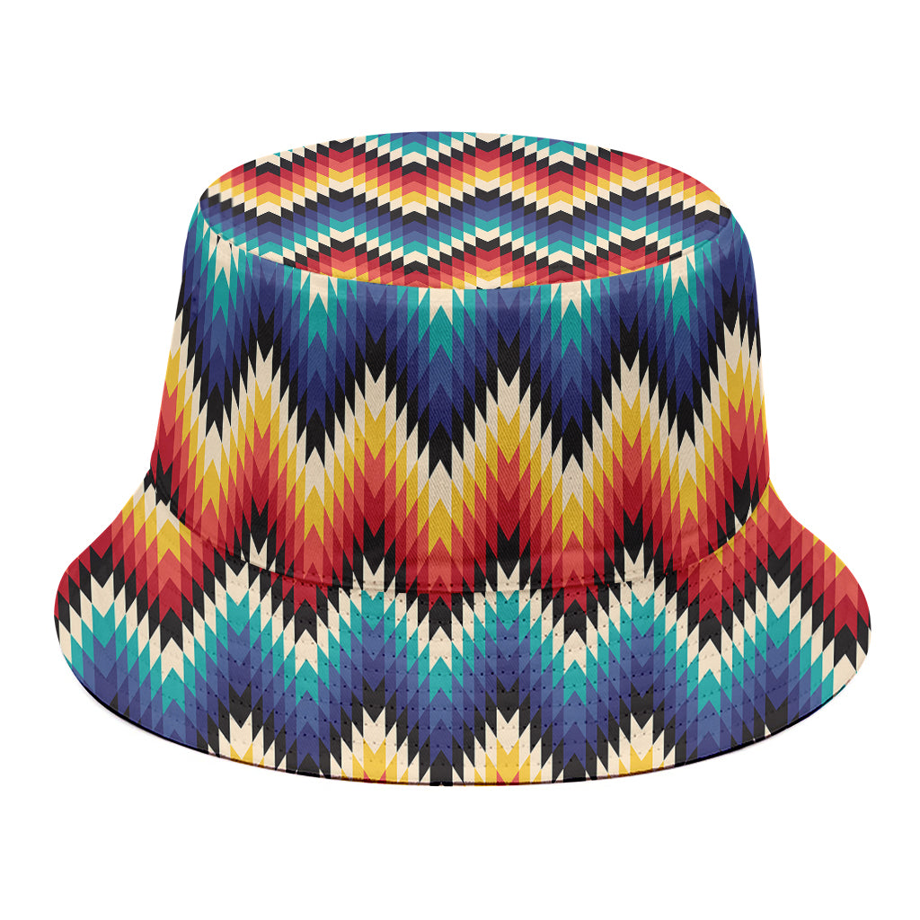 Native Tribal Inspired Pattern Print Bucket Hat