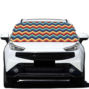 Native Tribal Inspired Pattern Print Car Windshield Snow Cover