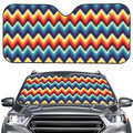 Native Tribal Inspired Pattern Print Car Windshield Sun Shade