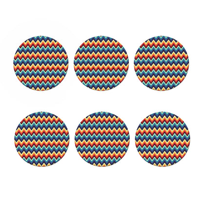 Native Tribal Inspired Pattern Print Coaster Set