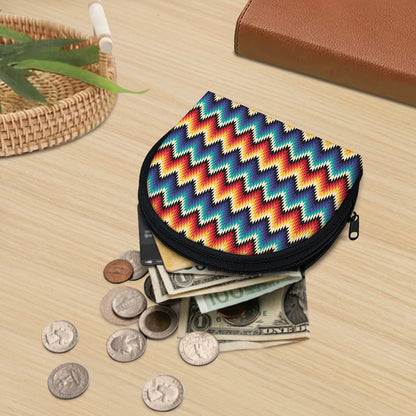 Native Tribal Inspired Pattern Print Coin Purse