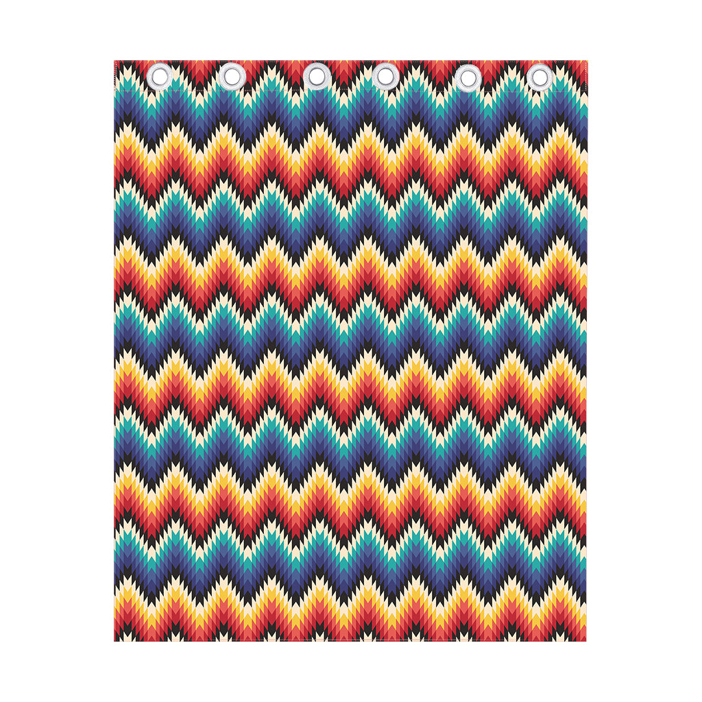Native Tribal Inspired Pattern Print Curtain