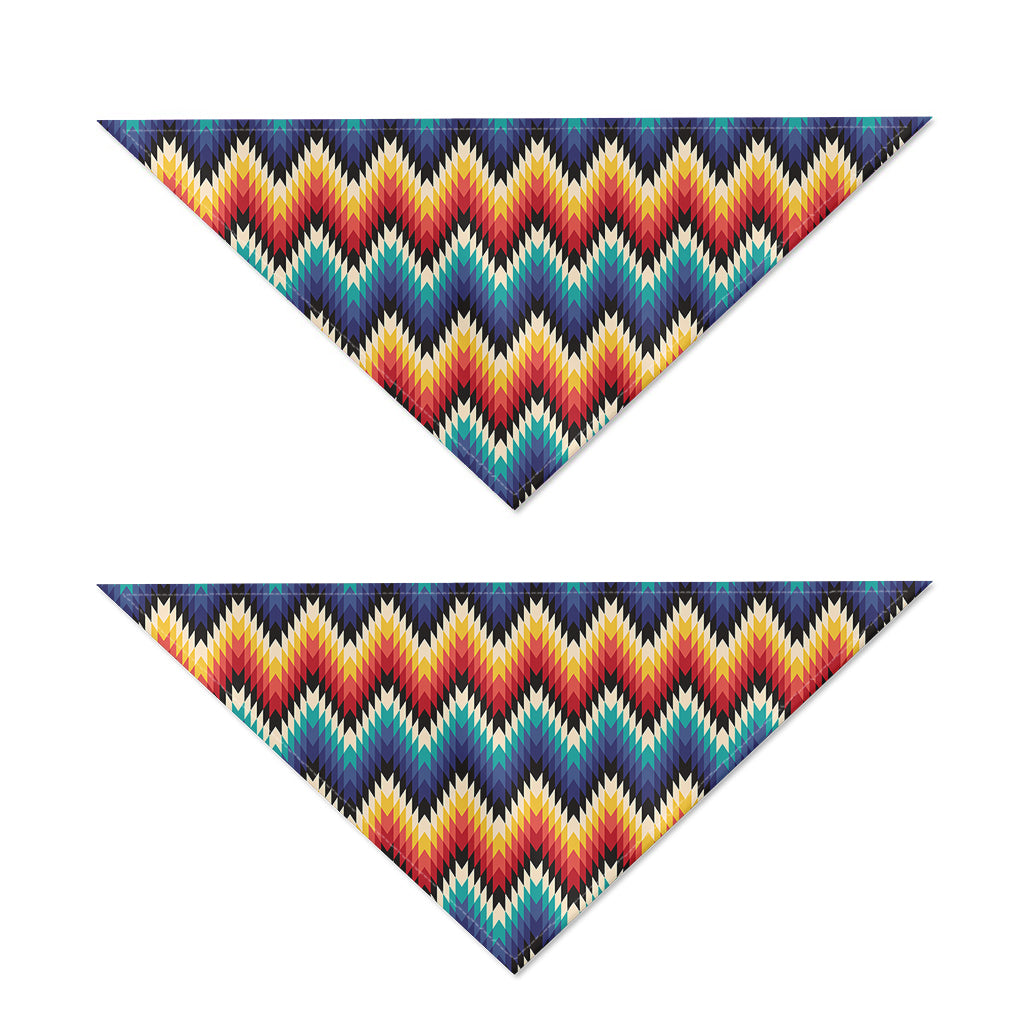 Native Tribal Inspired Pattern Print Dog Bandana