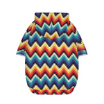 Native Tribal Inspired Pattern Print Dog Zip Up Hoodie