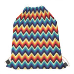 Native Tribal Inspired Pattern Print Drawstring Bag