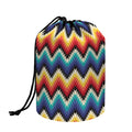 Native Tribal Inspired Pattern Print Drawstring Makeup Bag