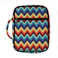 Native Tribal Inspired Pattern Print Front Pocket Bible Bag