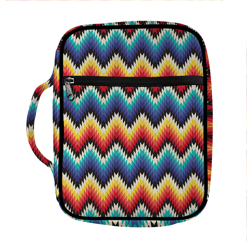 Native Tribal Inspired Pattern Print Front Pocket Bible Bag