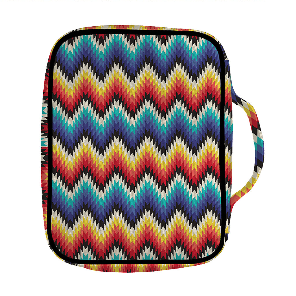 Native Tribal Inspired Pattern Print Front Pocket Bible Bag