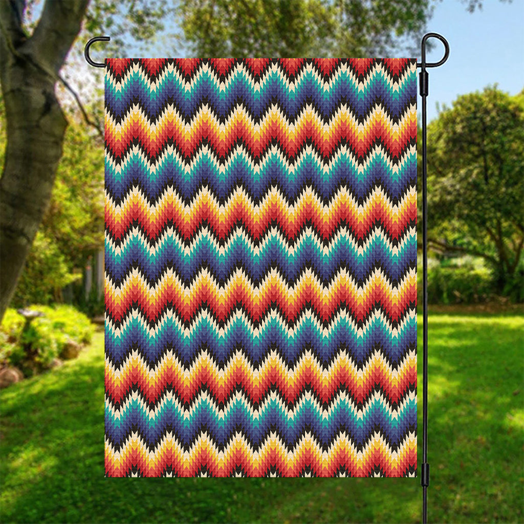 Native Tribal Inspired Pattern Print Garden Flag