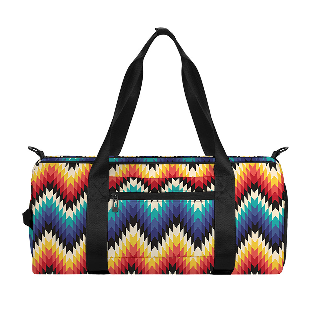 Native Tribal Inspired Pattern Print Gym Bag