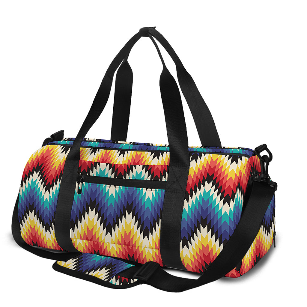 Native Tribal Inspired Pattern Print Gym Bag