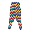 Native Tribal Inspired Pattern Print Hammer Pants